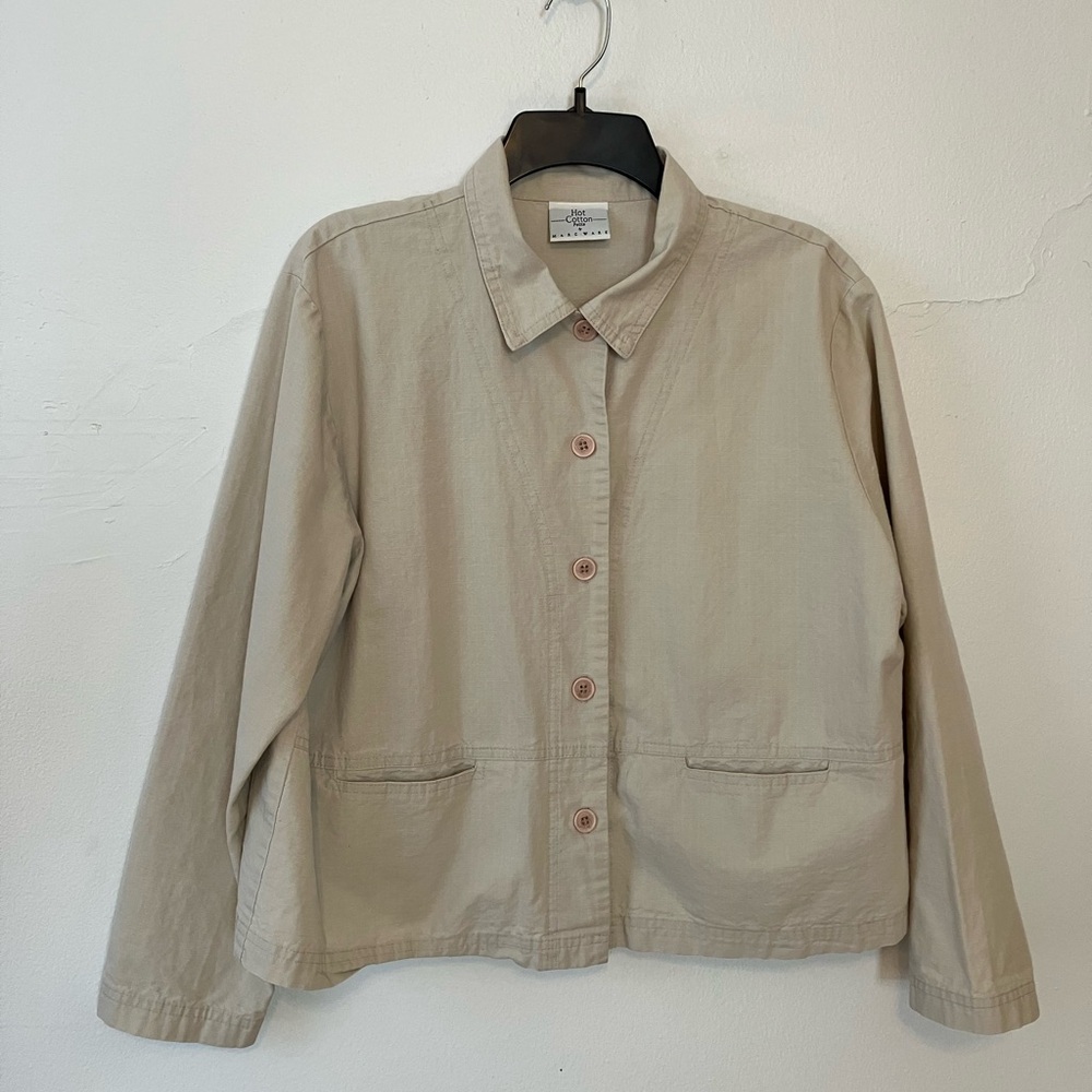 HOT COTTON crop jacket sz M/L